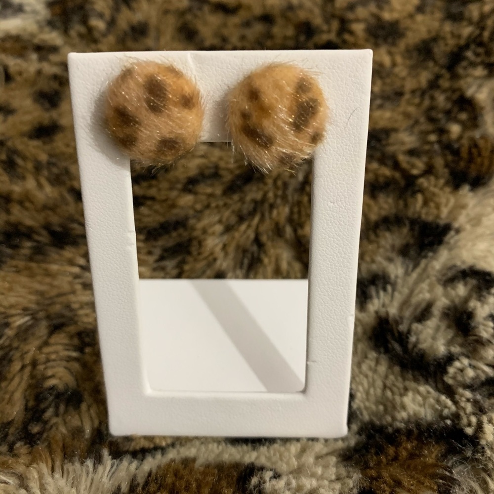 Faux Fur Earrings